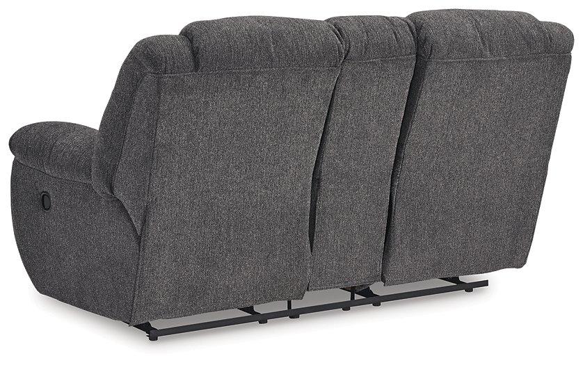 Foreside Reclining Loveseat with Console - Tony’s Furniture Store & Linen (GA) - Multi Location