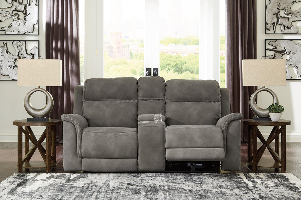 Next-Gen DuraPella Power Reclining Loveseat with Console - Tony’s Furniture Store & Linen (GA) - Multi Location