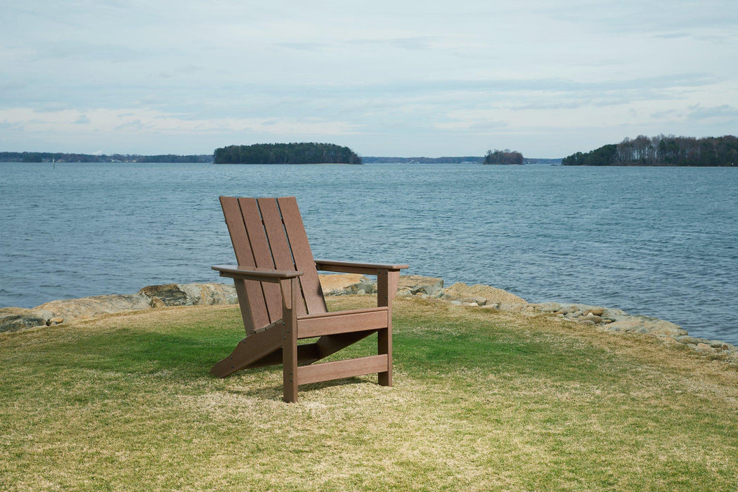 Emmeline Outdoor Adirondack Chairs with Tete-A-Tete Connector - Tony’s Furniture Store & Linen (GA) - Multi Location