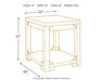 Fregine End Table - Tony’s Furniture Store & Linen (GA) - Multi Location