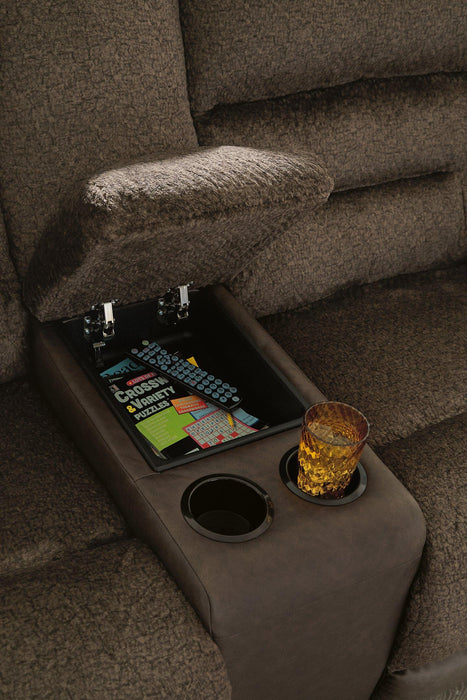 Dorman Reclining Loveseat with Console - Tony’s Furniture Store & Linen (GA) - Multi Location