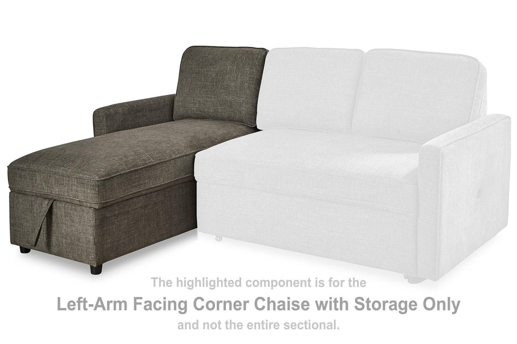 Kerle 2-Piece Sectional with Pop Up Bed - Tony’s Furniture Store & Linen (GA) - Multi Location