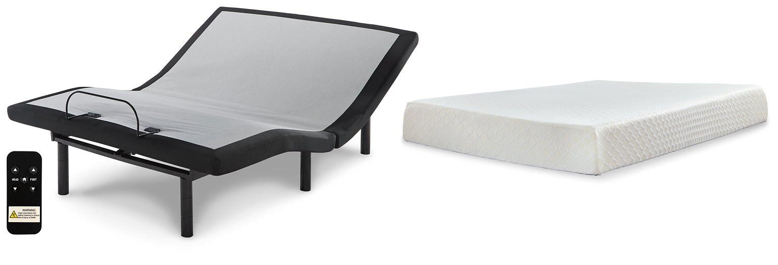 10 Inch Chime Memory Foam Mattress Set - Tony’s Furniture Store & Linen (GA) - Multi Location