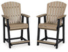 Fairen Trail Outdoor Counter Height Bar Stool (Set of 2) - Tony’s Furniture Store & Linen (GA) - Multi Location