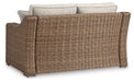 Beachcroft Outdoor Loveseat with Cushion - Tony’s Furniture Store & Linen (GA) - Multi Location