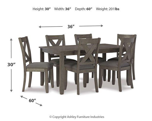 Caitbrook Dining Table and Chairs (Set of 7) - Tony’s Furniture Store & Linen (GA) - Multi Location