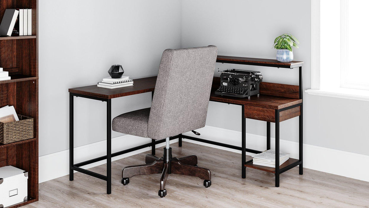 Camiburg Home Office L-Desk with Storage - Tony’s Furniture Store & Linen (GA) - Multi Location