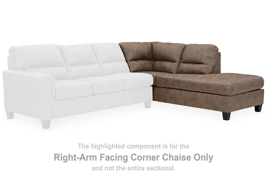 Navi 2-Piece Sectional Sofa Sleeper Chaise - Tony’s Furniture Store & Linen (GA) - Multi Location