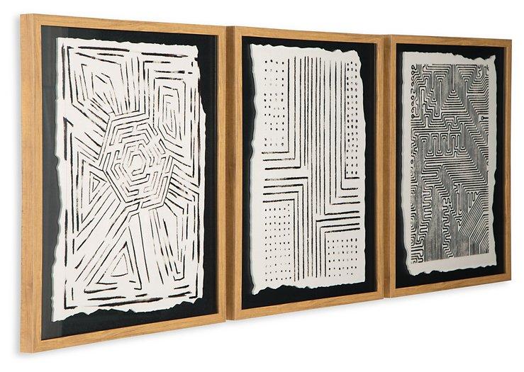 Wonderstow Wall Art (Set of 3) - Tony’s Furniture Store & Linen (GA) - Multi Location