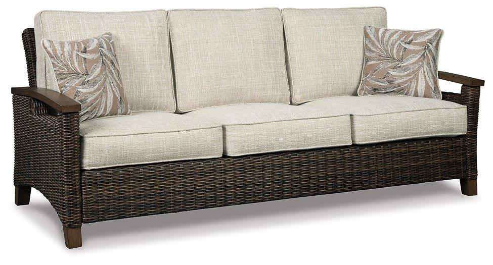 Paradise Trail Outdoor Sofa, Lounge Chairs and Fire Pit Table - Tony’s Furniture Store & Linen (GA) - Multi Location