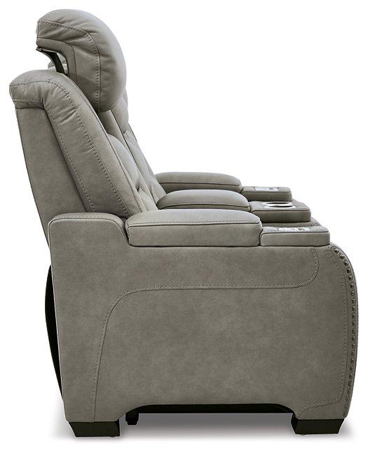 The Man-Den Power Reclining Loveseat with Console - Tony’s Furniture Store & Linen (GA) - Multi Location