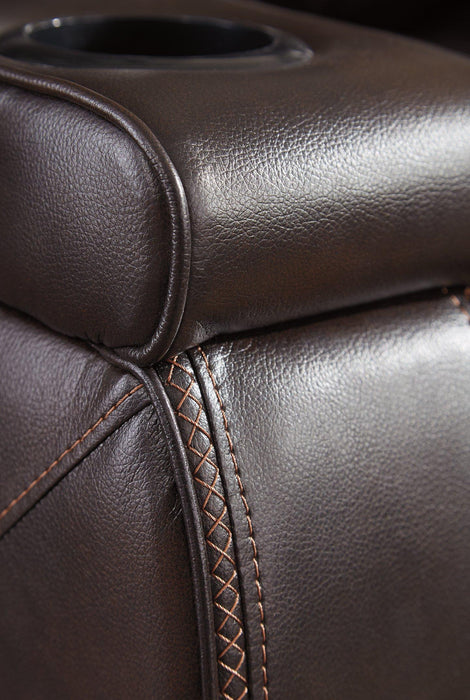 Warnerton Power Reclining Loveseat with Console - Tony’s Furniture Store & Linen (GA) - Multi Location