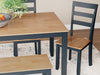 Gesthaven Dining Table with 4 Chairs and Bench (Set of 6) - Tony’s Furniture Store & Linen (GA) - Multi Location