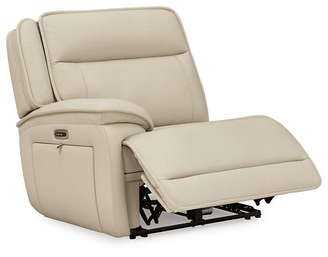 Double Deal Power Reclining Loveseat Sectional with Console - Tony’s Furniture Store & Linen (GA) - Multi Location