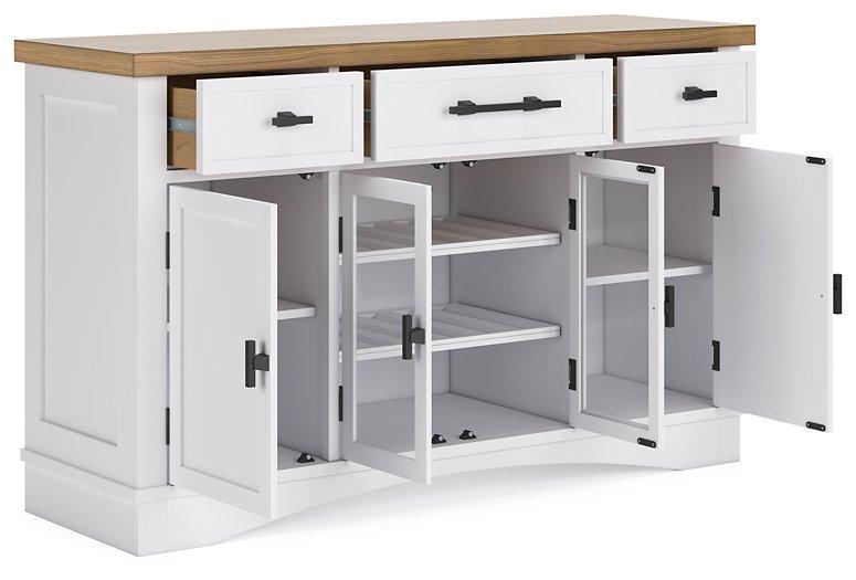 Ashbryn Dining Server and Hutch - Tony’s Furniture Store & Linen (GA) - Multi Location