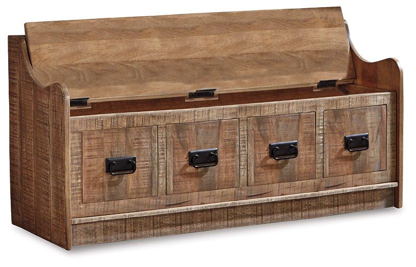 Garrettville Storage Bench - Tony’s Furniture Store & Linen (GA) - Multi Location
