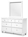 Fortman Dresser and Mirror - Tony’s Furniture Store & Linen (GA) - Multi Location