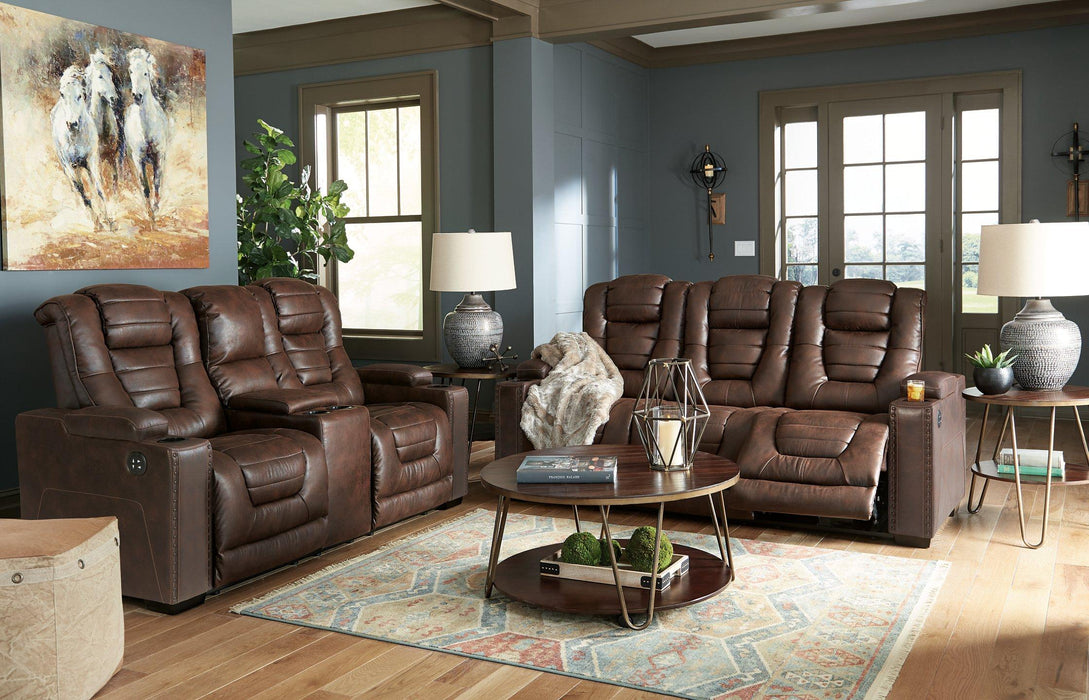 Owner's Box Power Reclining Loveseat with Console - Tony’s Furniture Store & Linen (GA) - Multi Location