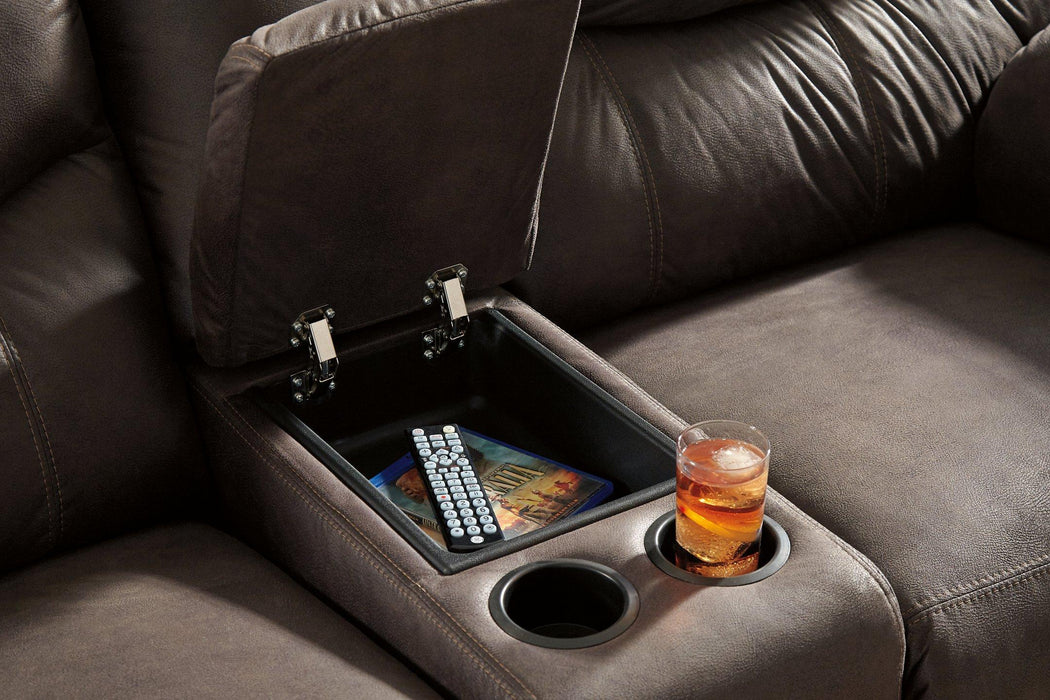 Boxberg Reclining Loveseat with Console - Tony’s Furniture Store & Linen (GA) - Multi Location