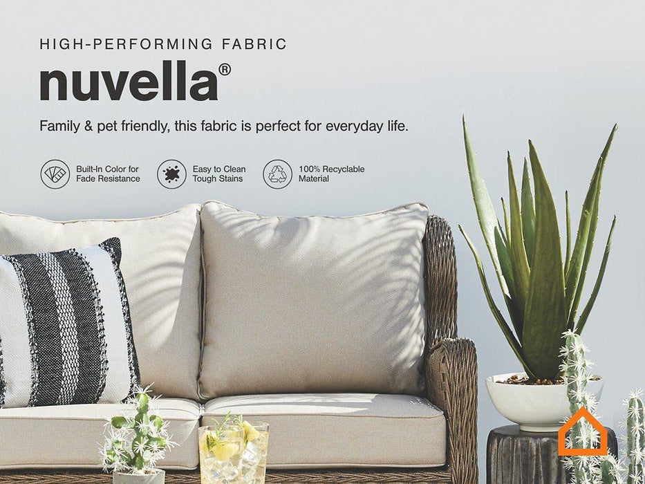 Visola Outdoor Sofa and Loveseat Set - Tony’s Furniture Store & Linen (GA) - Multi Location