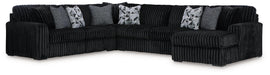 Midnight-Madness Sectional with Chaise - Tony’s Furniture Store & Linen (GA) - Multi Location