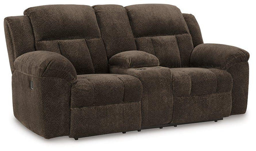 Frohn Reclining Loveseat with Console - Tony’s Furniture Store & Linen (GA) - Multi Location