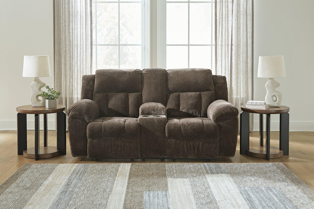 Frohn Reclining Loveseat with Console - Tony’s Furniture Store & Linen (GA) - Multi Location