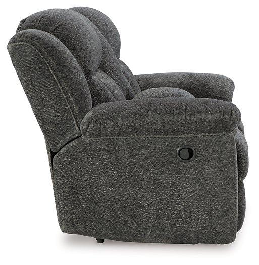 Frohn Reclining Loveseat with Console - Tony’s Furniture Store & Linen (GA) - Multi Location