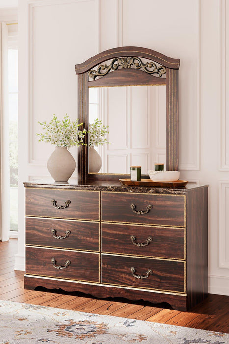 Glosmount Dresser and Mirror - Tony’s Furniture Store & Linen (GA) - Multi Location