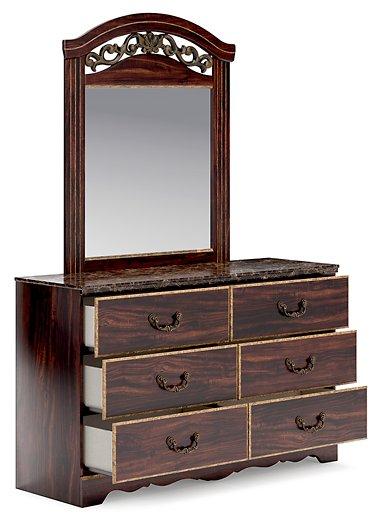 Glosmount Dresser and Mirror - Tony’s Furniture Store & Linen (GA) - Multi Location