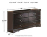 Huey Vineyard Dresser and Mirror - Tony’s Furniture Store & Linen (GA) - Multi Location