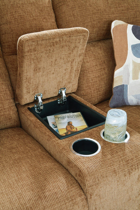 Kanlow Reclining Loveseat with Console - Tony’s Furniture Store & Linen (GA) - Multi Location