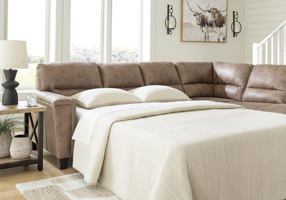 Navi 2-Piece Sectional Sofa Sleeper Chaise - Tony’s Furniture Store & Linen (GA) - Multi Location