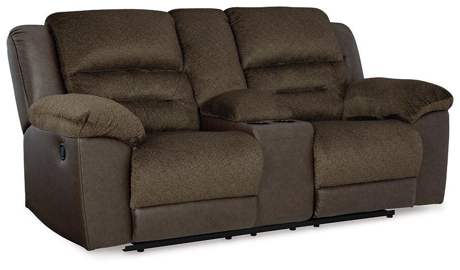 Dorman Reclining Loveseat with Console - Tony’s Furniture Store & Linen (GA) - Multi Location