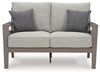 Hillside Barn Outdoor Loveseat with Cushion - Tony’s Furniture Store & Linen (GA) - Multi Location