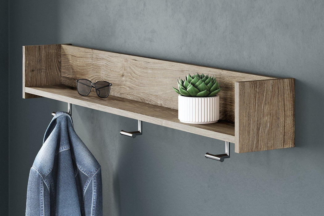 Oliah Wall Mounted Coat Rack with Shelf - Tony’s Furniture Store & Linen (GA) - Multi Location