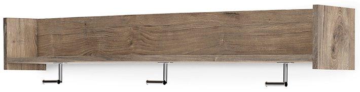 Oliah Wall Mounted Coat Rack with Shelf - Tony’s Furniture Store & Linen (GA) - Multi Location