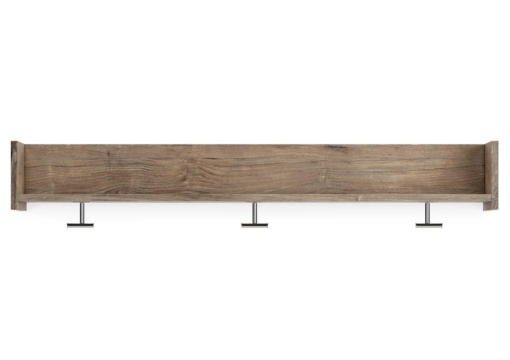 Oliah Wall Mounted Coat Rack with Shelf - Tony’s Furniture Store & Linen (GA) - Multi Location