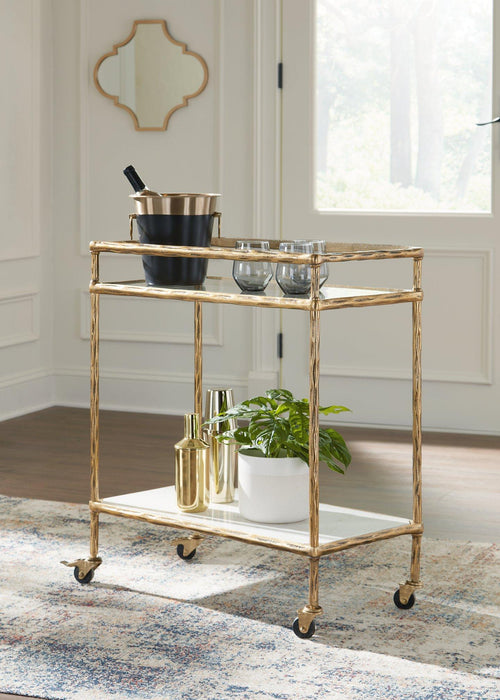 Plattfield Bar Cart - Tony’s Furniture Store & Linen (GA) - Multi Location