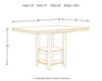 Ralene Counter Height Dining Extension Table - Tony’s Furniture Store & Linen (GA) - Multi Location