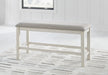 Robbinsdale 49" Counter Height Dining Bench - Tony’s Furniture Store & Linen (GA) - Multi Location