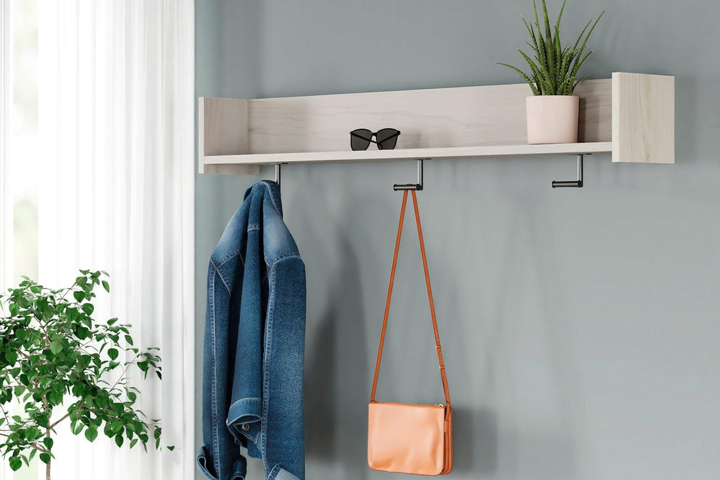 Socalle Wall Mounted Coat Rack with Shelf - Tony’s Furniture Store & Linen (GA) - Multi Location