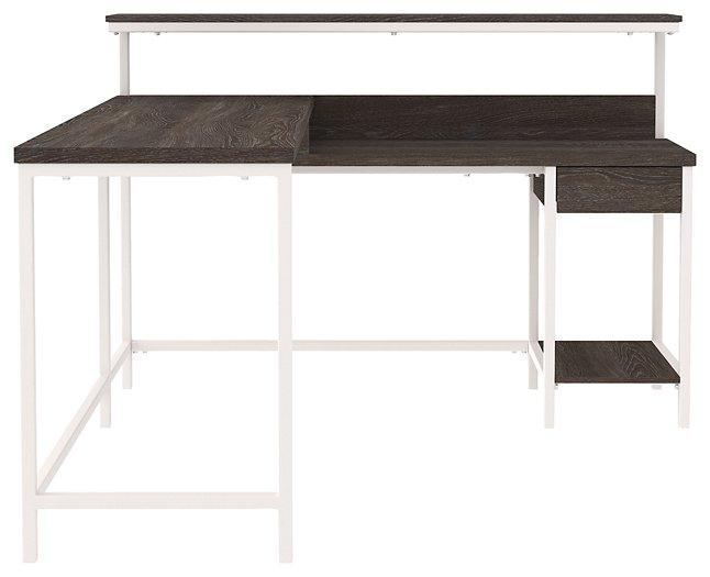Dorrinson Home Office L-Desk with Storage - Tony’s Furniture Store & Linen (GA) - Multi Location