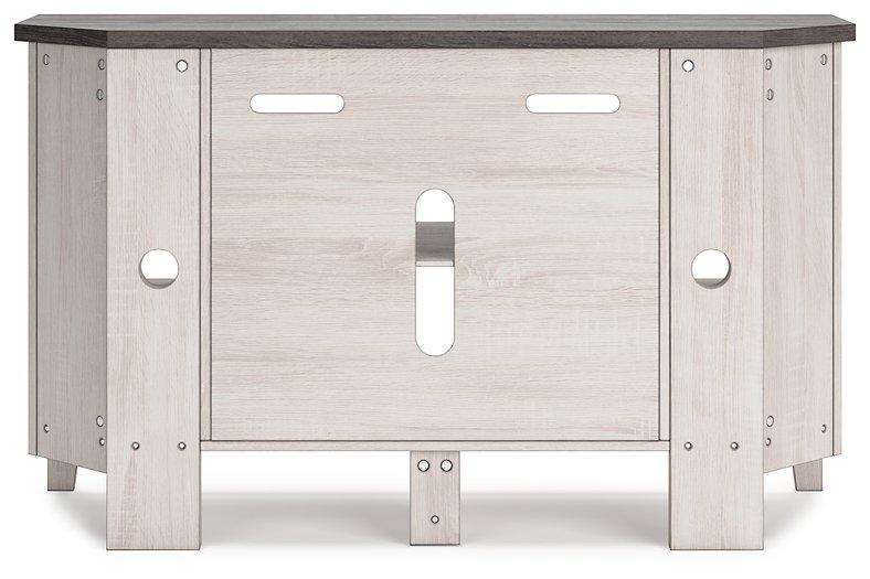 Dorrinson Corner TV Stand with Electric Fireplace - Tony’s Furniture Store & Linen (GA) - Multi Location