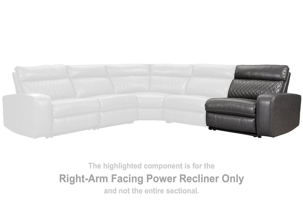 Samperstone Power Reclining Sectional - Tony’s Furniture Store & Linen (GA) - Multi Location