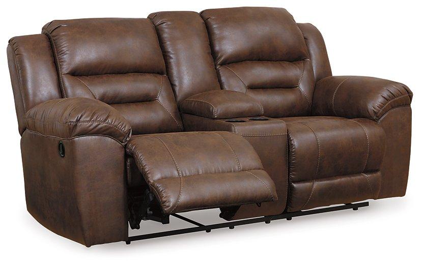 Stoneland Reclining Loveseat with Console - Tony’s Furniture Store & Linen (GA) - Multi Location