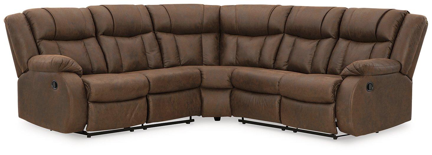 Trail Boys 2-Piece Reclining Sectional - Tony’s Furniture Store & Linen (GA) - Multi Location
