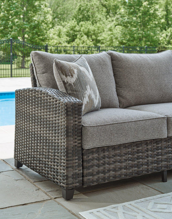 Oasis Court Outdoor Sofa/Chairs/Table Set (Set of 4) - Tony’s Furniture Store & Linen (GA) - Multi Location