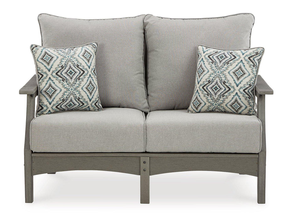 Visola Outdoor Sofa and Loveseat Set - Tony’s Furniture Store & Linen (GA) - Multi Location