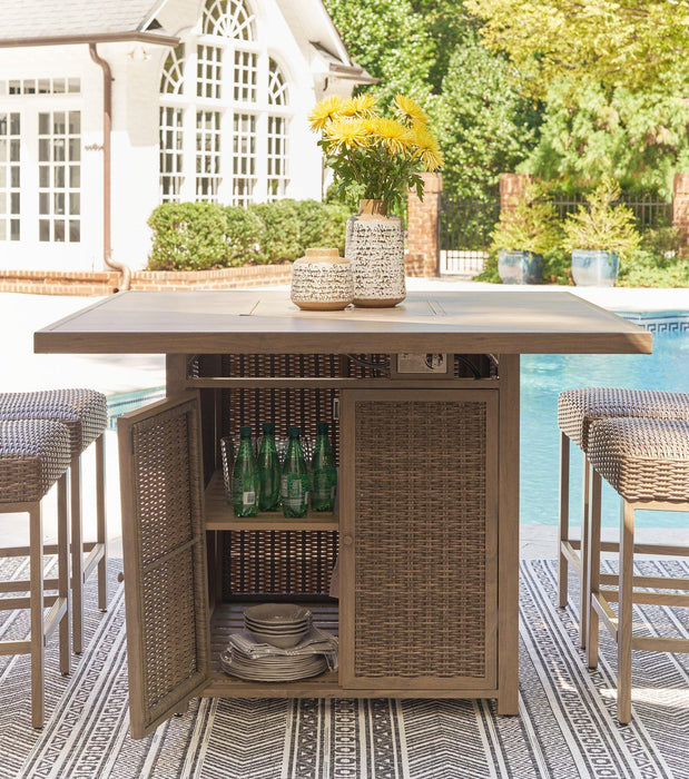 Walton Bridge Outdoor Bar Set - Tony’s Furniture Store & Linen (GA) - Multi Location